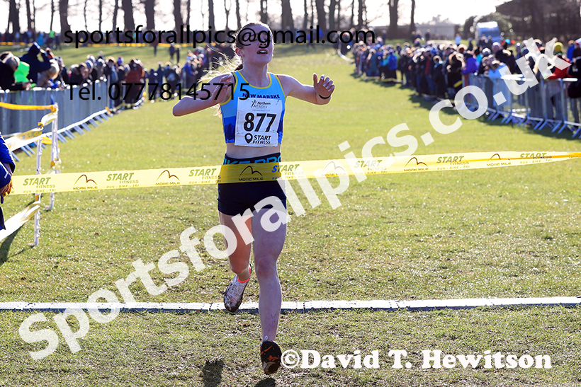 Girls under-15s 2025 Northern Cross Country Champs, Tatton Park, Knutsford, Cheshire. Photo: David T. Hewitson/Sports for All Pics